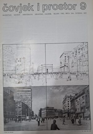 Čovjek i prostor 9 - mjesečnik Saveza arhitekata Hrvatske, Zagreb rujan 1983, broj 366, godina XXX