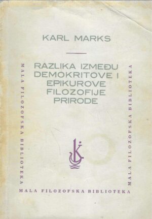 Karl Marks: Razlika između Demokritove i Epikurove filozofije prirode