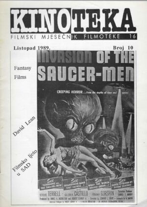 Kinoteka - filmski mjesečnik filmoteke 16, broj 10, listopad 1989.