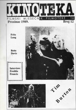Kinoteka - filmski mjesečnik filmoteke 16, broj 12, prosinac 1989.