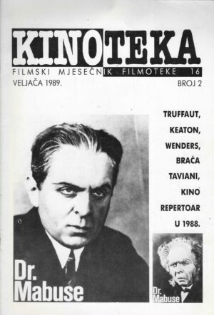 Kinoteka - filmski mjesečnik filmoteke 16, broj 2, veljača 1989.