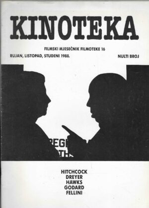 Kinoteka - filmski mjesečnik filmoteke 16, nulti broj, rujan/listopad/studeni 1988.