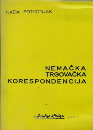 Nada Potkonjak: Nemaćka trgovačka korespondencija