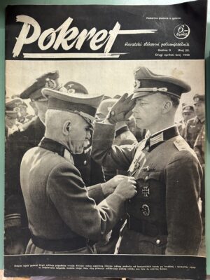 Pokret - Hrvatski slikovni polumjesečnik, broj 25, drugi aprilski broj 1943.