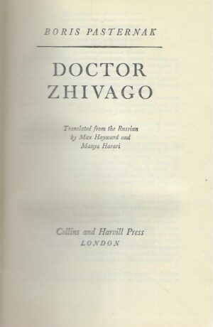 Boris Pasternak: Doctor Zhivago