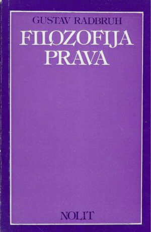 Gustav Radbruh: Filozofija prava