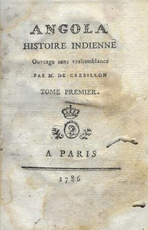 Jacques Rochette de La Morlière: Angola, histoire indienne