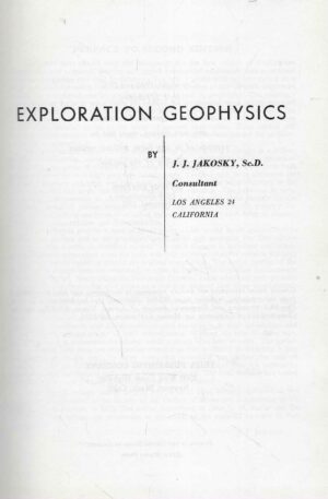 J.J. Jakosky: Exploration Geophysics