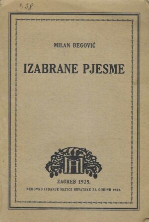 Milan Begović: Izabrane pjesme
