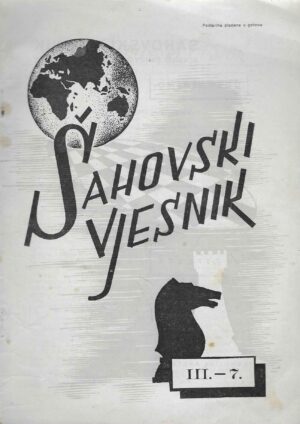 Šahovski vjesnik - God 3., broj 7, juli 1949.