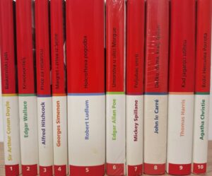 Večernjakova biblioteka kriminalistički roman 1-10