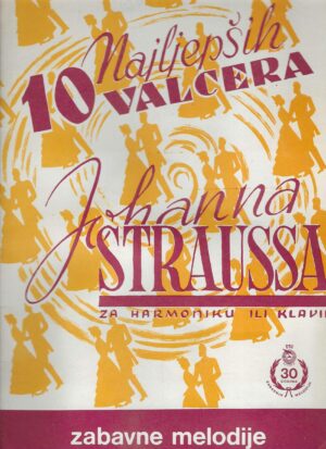 10 Najljepših valcera Johanna Straussa za klavir ili harmoniku