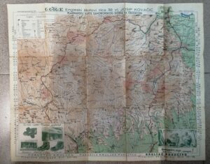 Planinarska karta Samoborskog gorja sa okolicom