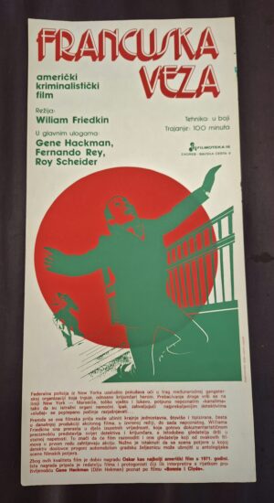 Ivan Ivezić: Francuska veza, filmski plakat - sitotisak