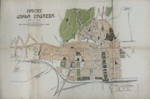 Nacrt grada Zagreba - Prilog k Zagrebačkom adresaru, 1911.