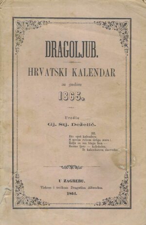 Djuro Deželić: Hrvatski kalendar za godinu 1865.