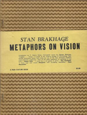 Stan Brakhage: Metaphors on Vision (rijetko izdanje časopisa Film Culture)