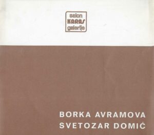 Borka Avramova i Svetozar Domić - 22.12.1980.-5.1.1981.