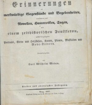 Erinnerungen an merkwürdige Gegenstände und Begebenheiten
