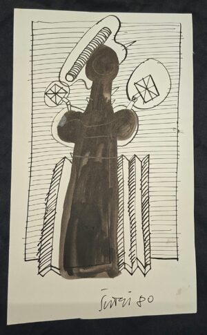 Miroslav Šutej: Crtež 26x16 cm