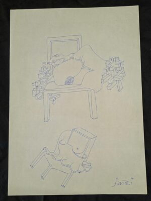 Miroslav Šutej: Crtež 29x21 cm