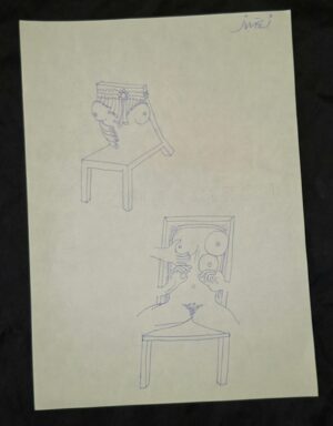 Miroslav Šutej: Crtež 29x21 cm