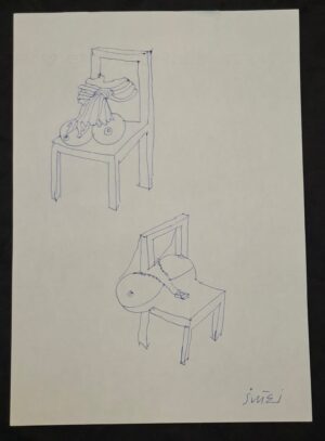 Miroslav Šutej: Crtež 30x21 cm