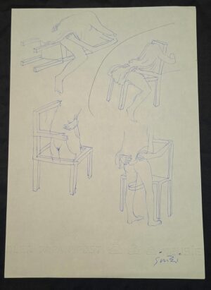 Miroslav Šutej: Crtež 30x21 cm