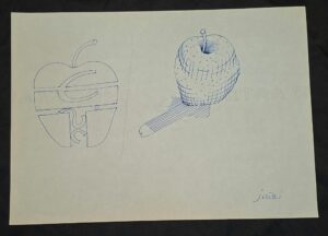 Miroslav Šutej: Crtež 30x21 cm