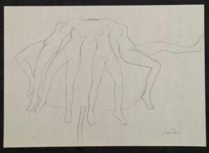 Miroslav Šutej: Crtež 30x21 cm