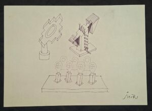 Miroslav Šutej: Crtež 31x21 cm