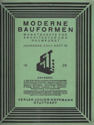 Moderne Bauformen: Monatshefte für Architektur und Raumkunst - Oktober 1928