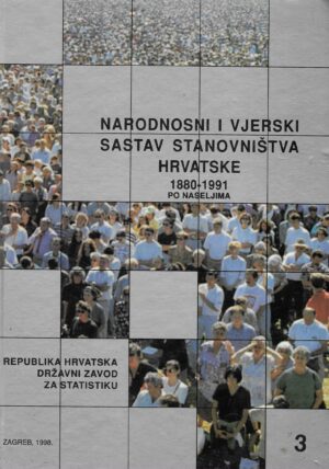 Narodnosni i vjerski sastav stanovništva Hrvatske 1880-1991 po naseljima