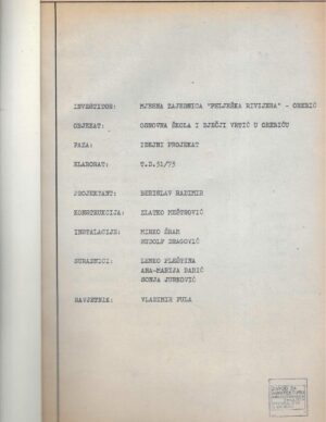 Osnovna škola i dječji vrtić u Orebiću - Idejni projekat