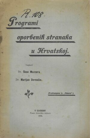 Programi oporbenih stranaka u Hrvatskoj