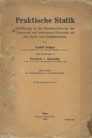 Rudolf Saliger, Friedrich v. Baravalle: Praktische Statik