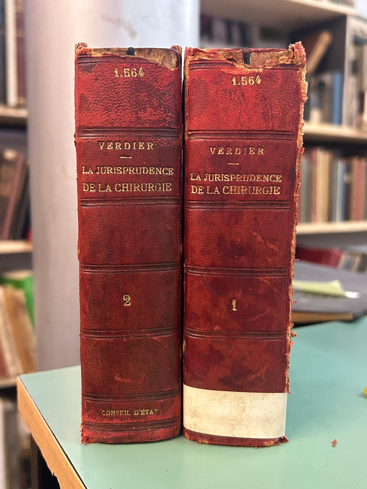 Verdier: La jurisprudence particuliere de la chirurgie en France 1-2