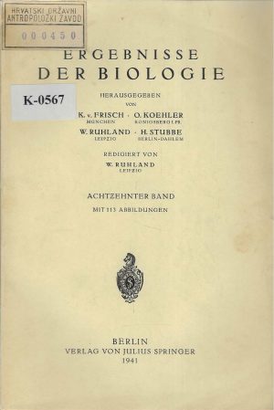Ergebnisse der Biologie 18