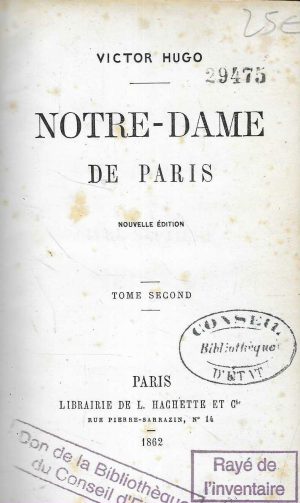 Victor Hugo: Notre-dame de Paris - Tome second